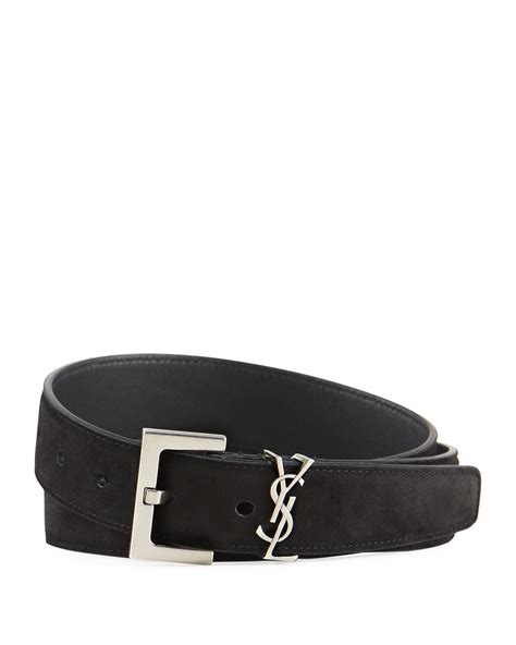 mens ysl logo belt|ysl men's belt sale.